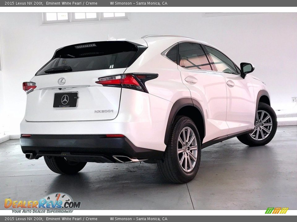 2015 Lexus NX 200t Eminent White Pearl / Creme Photo #13