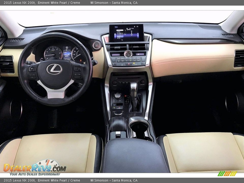 Creme Interior - 2015 Lexus NX 200t Photo #15