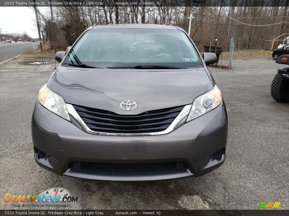 2013 Toyota Sienna LE Predawn Gray Mica / Light Gray Photo #2