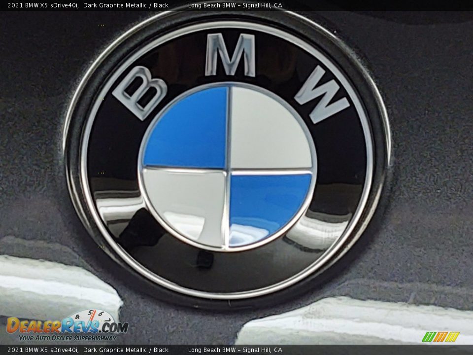 2021 BMW X5 sDrive40i Dark Graphite Metallic / Black Photo #7