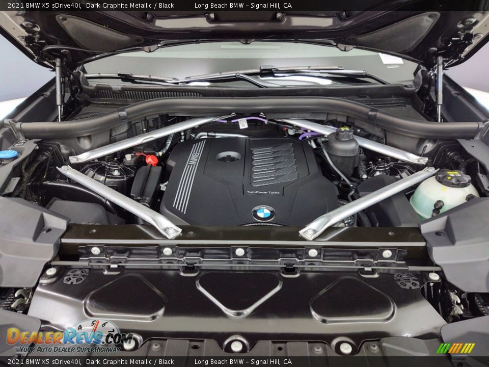 2021 BMW X5 sDrive40i Dark Graphite Metallic / Black Photo #8