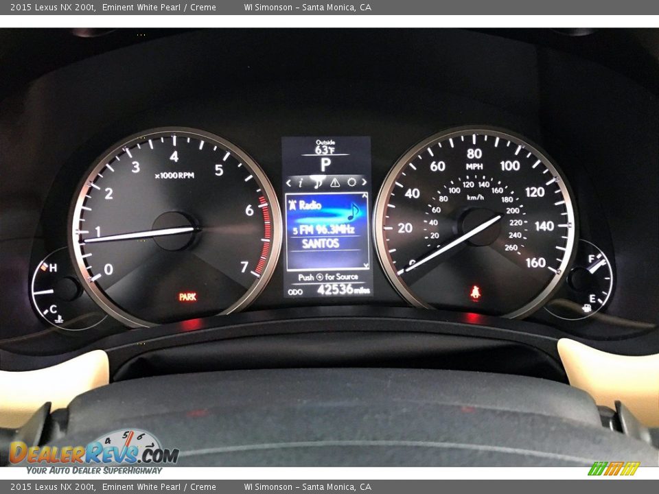 2015 Lexus NX 200t Gauges Photo #23