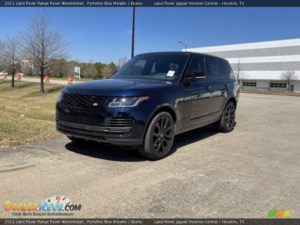 2021 Land Rover Range Rover Westminster Portofino Blue Metallic / Ebony Photo #1