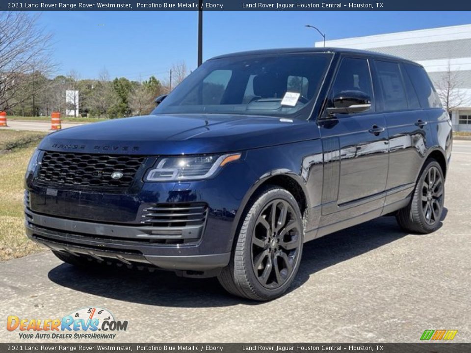 2021 Land Rover Range Rover Westminster Portofino Blue Metallic / Ebony Photo #2