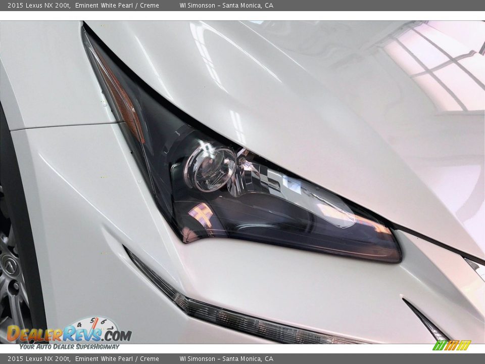 2015 Lexus NX 200t Eminent White Pearl / Creme Photo #28