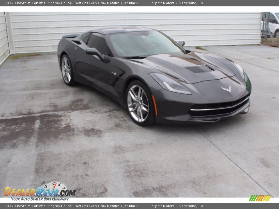 2017 Chevrolet Corvette Stingray Coupe Watkins Glen Gray Metallic / Jet Black Photo #2