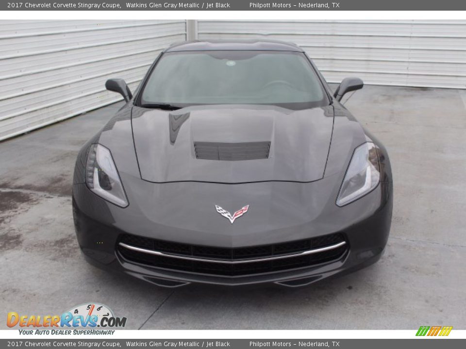 2017 Chevrolet Corvette Stingray Coupe Watkins Glen Gray Metallic / Jet Black Photo #3