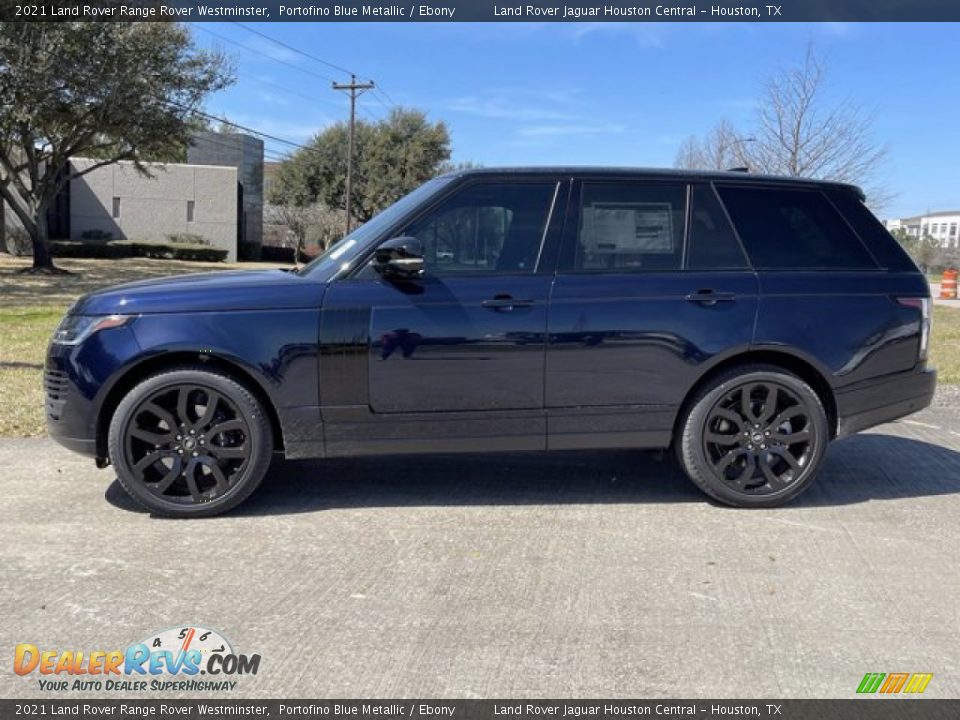 2021 Land Rover Range Rover Westminster Portofino Blue Metallic / Ebony Photo #7