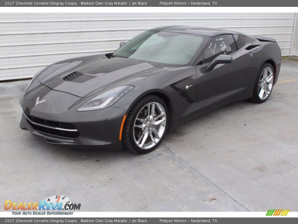 2017 Chevrolet Corvette Stingray Coupe Watkins Glen Gray Metallic / Jet Black Photo #4