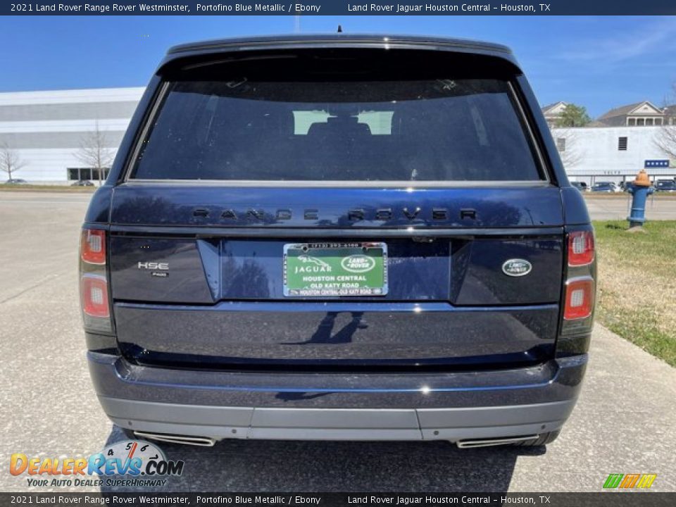 2021 Land Rover Range Rover Westminster Portofino Blue Metallic / Ebony Photo #9