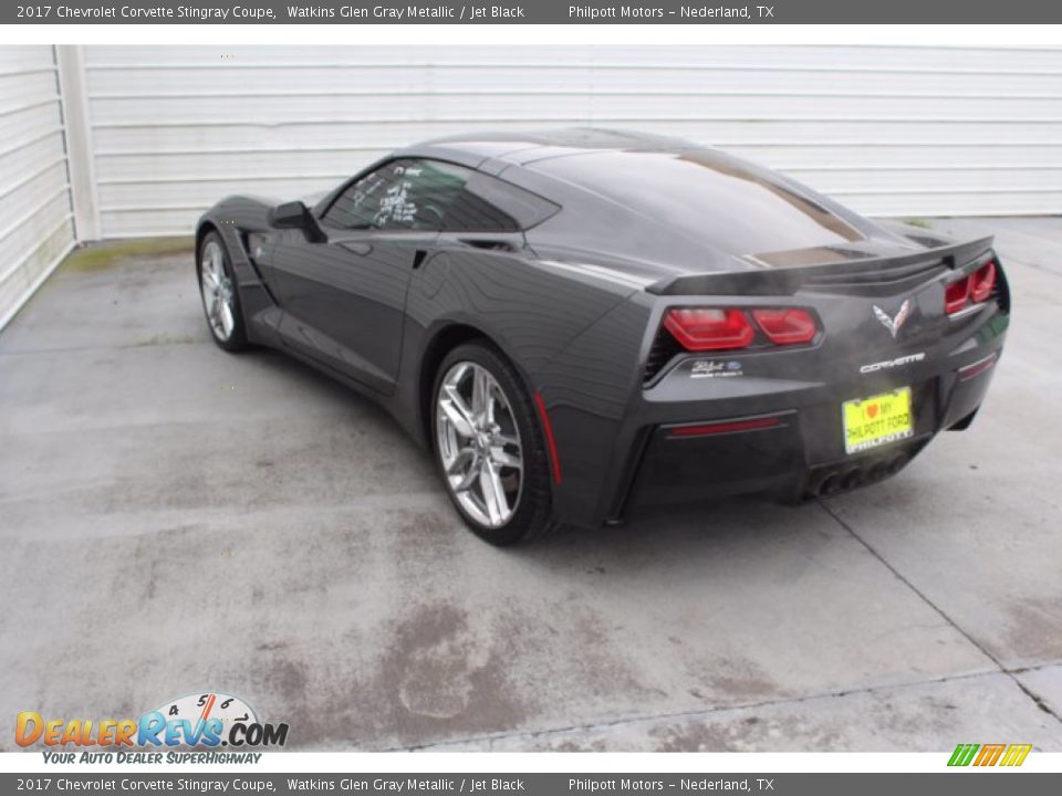 2017 Chevrolet Corvette Stingray Coupe Watkins Glen Gray Metallic / Jet Black Photo #6