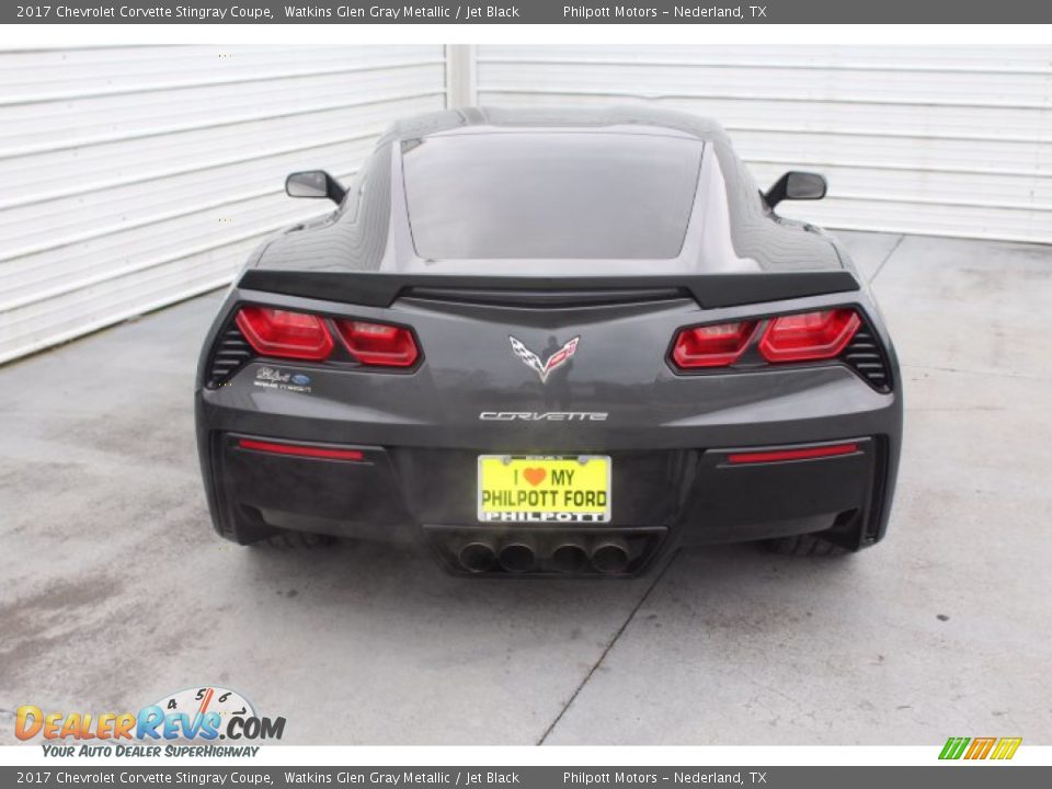 2017 Chevrolet Corvette Stingray Coupe Watkins Glen Gray Metallic / Jet Black Photo #7