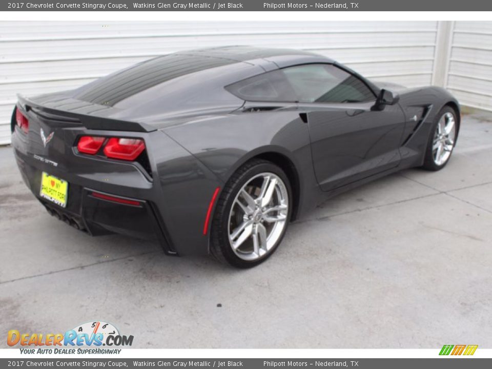 2017 Chevrolet Corvette Stingray Coupe Watkins Glen Gray Metallic / Jet Black Photo #8