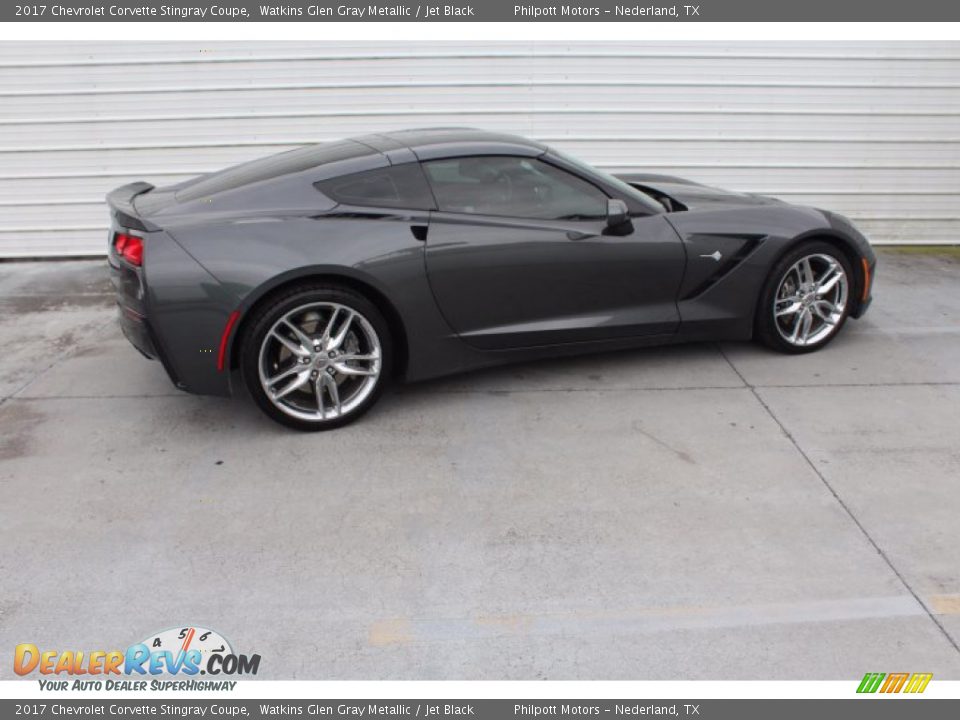 2017 Chevrolet Corvette Stingray Coupe Watkins Glen Gray Metallic / Jet Black Photo #9
