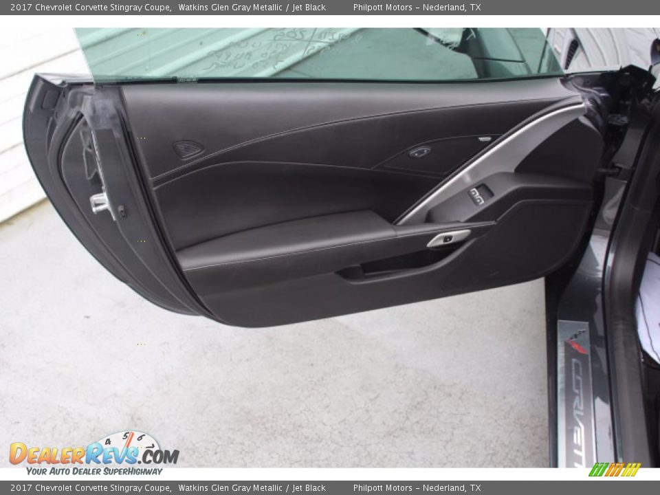 2017 Chevrolet Corvette Stingray Coupe Watkins Glen Gray Metallic / Jet Black Photo #10