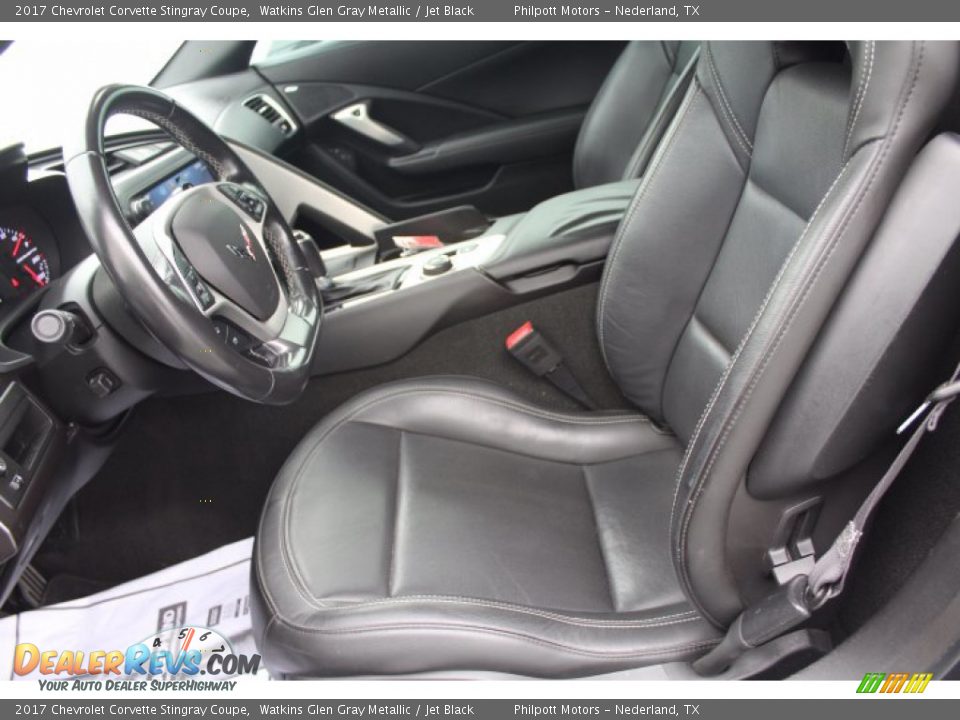 2017 Chevrolet Corvette Stingray Coupe Watkins Glen Gray Metallic / Jet Black Photo #11