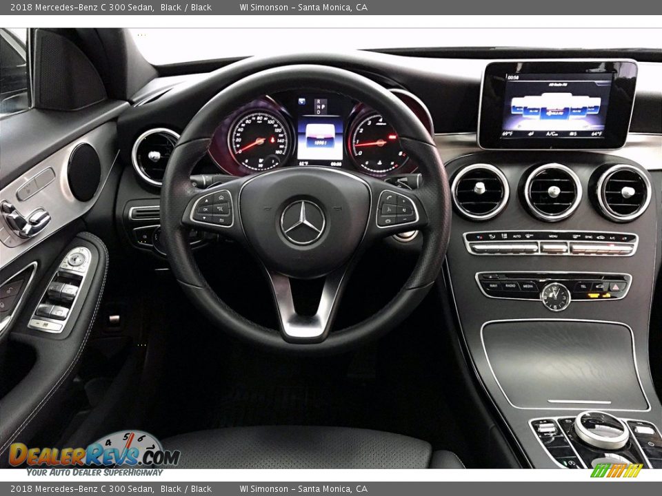 2018 Mercedes-Benz C 300 Sedan Black / Black Photo #4