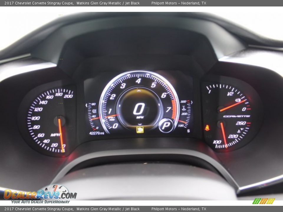 2017 Chevrolet Corvette Stingray Coupe Watkins Glen Gray Metallic / Jet Black Photo #14