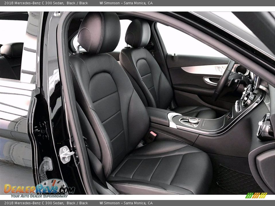 2018 Mercedes-Benz C 300 Sedan Black / Black Photo #6