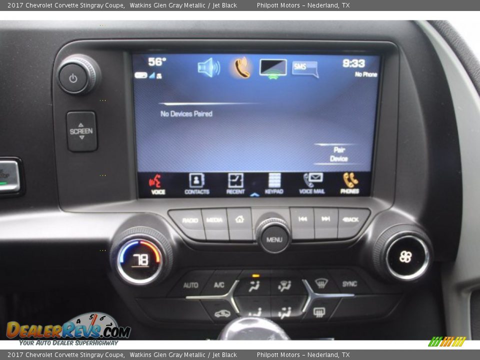 2017 Chevrolet Corvette Stingray Coupe Watkins Glen Gray Metallic / Jet Black Photo #16