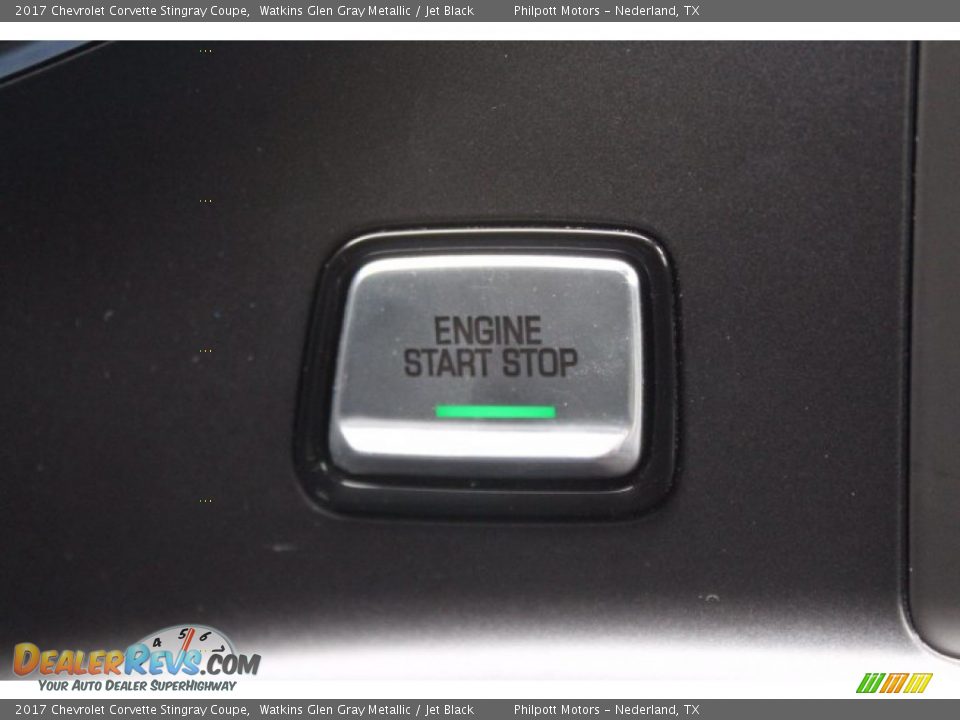 2017 Chevrolet Corvette Stingray Coupe Watkins Glen Gray Metallic / Jet Black Photo #17