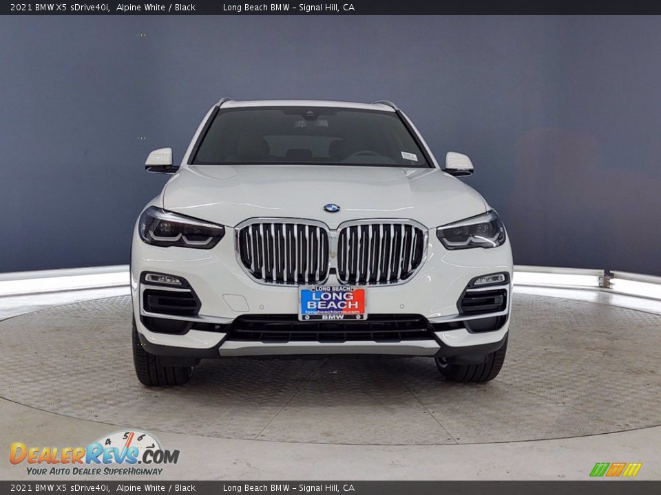 2021 BMW X5 sDrive40i Alpine White / Black Photo #2