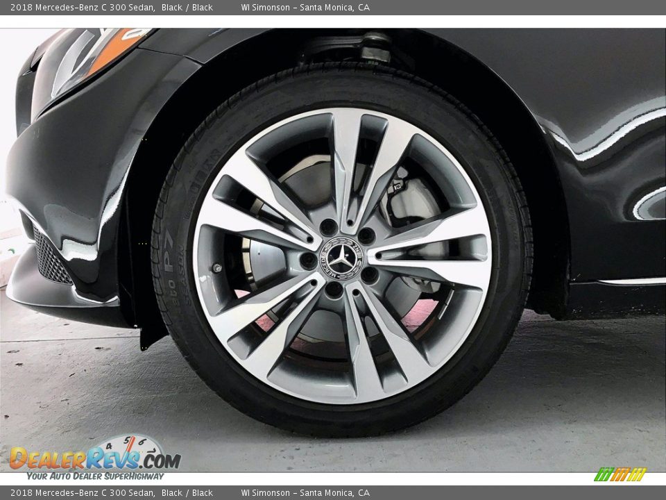 2018 Mercedes-Benz C 300 Sedan Black / Black Photo #8