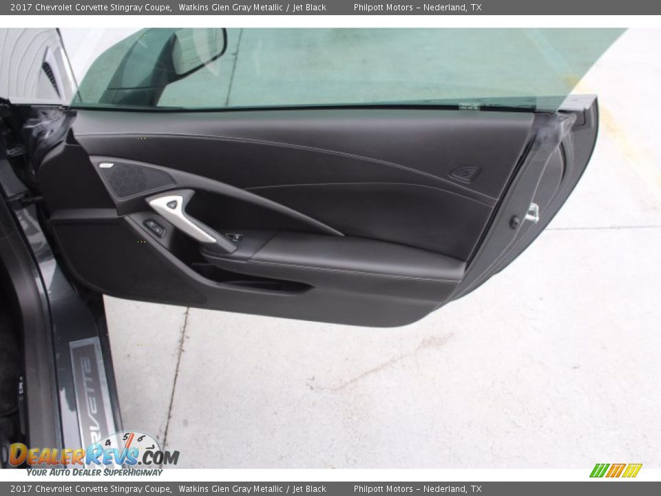 2017 Chevrolet Corvette Stingray Coupe Watkins Glen Gray Metallic / Jet Black Photo #20
