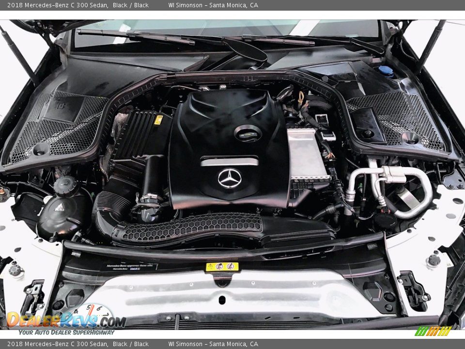 2018 Mercedes-Benz C 300 Sedan Black / Black Photo #9