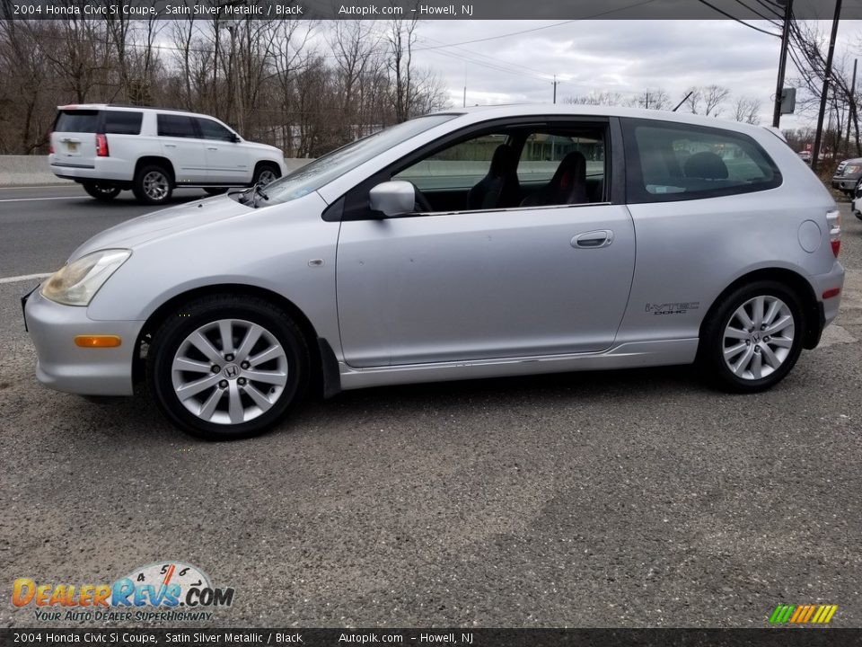 Satin Silver Metallic 2004 Honda Civic Si Coupe Photo #7