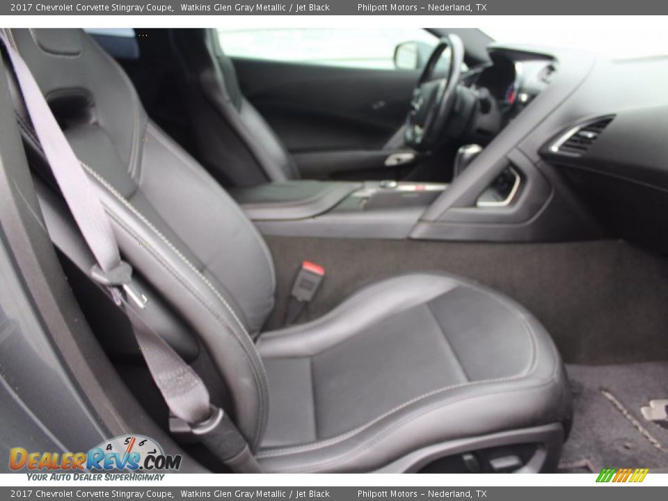 2017 Chevrolet Corvette Stingray Coupe Watkins Glen Gray Metallic / Jet Black Photo #21