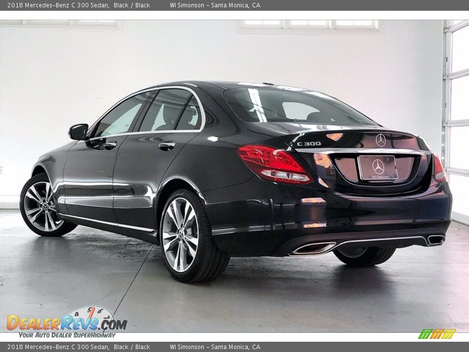2018 Mercedes-Benz C 300 Sedan Black / Black Photo #10