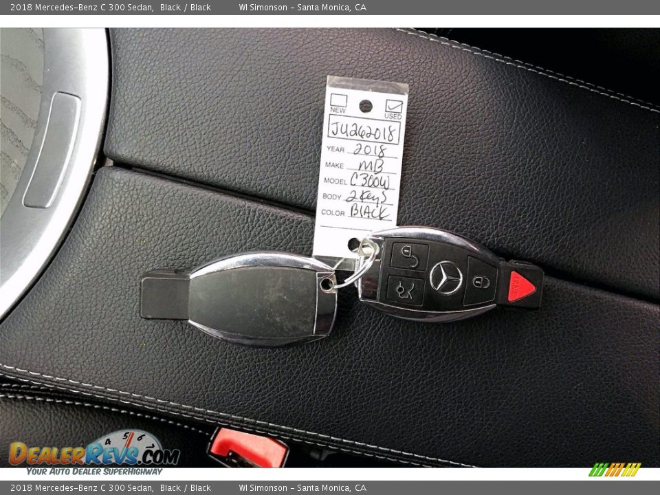 2018 Mercedes-Benz C 300 Sedan Black / Black Photo #11