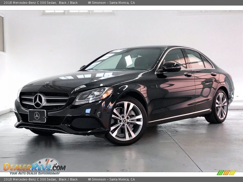2018 Mercedes-Benz C 300 Sedan Black / Black Photo #12