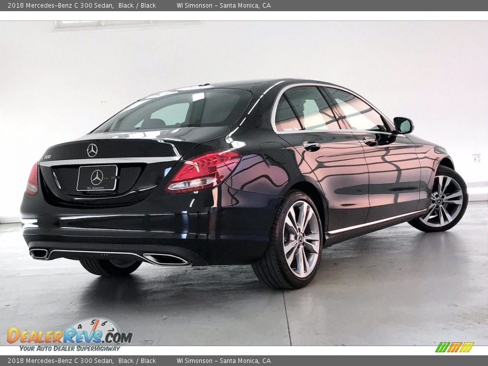 2018 Mercedes-Benz C 300 Sedan Black / Black Photo #13