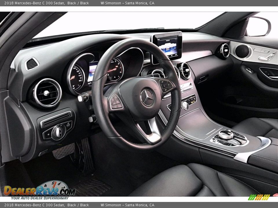 2018 Mercedes-Benz C 300 Sedan Black / Black Photo #14