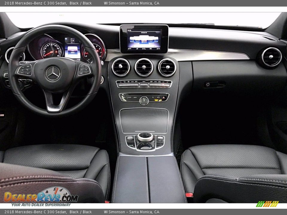 2018 Mercedes-Benz C 300 Sedan Black / Black Photo #15