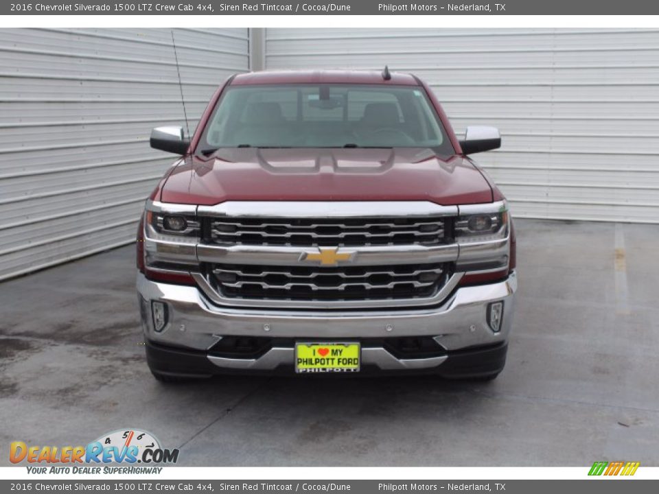 2016 Chevrolet Silverado 1500 LTZ Crew Cab 4x4 Siren Red Tintcoat / Cocoa/Dune Photo #3