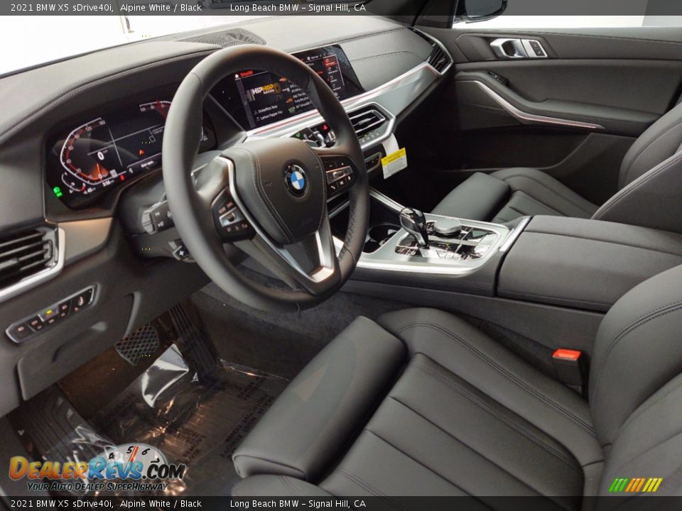 2021 BMW X5 sDrive40i Alpine White / Black Photo #12