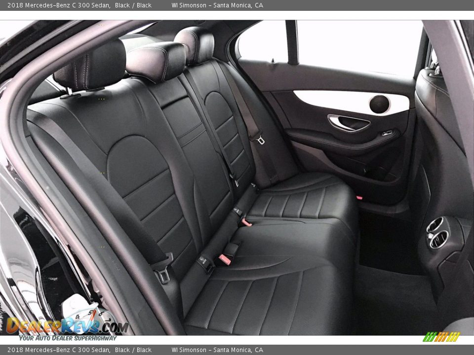 2018 Mercedes-Benz C 300 Sedan Black / Black Photo #19