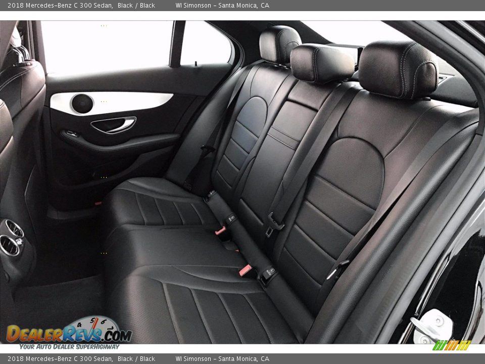 2018 Mercedes-Benz C 300 Sedan Black / Black Photo #20