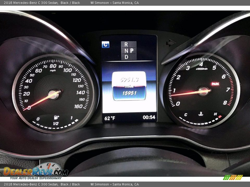 2018 Mercedes-Benz C 300 Sedan Black / Black Photo #23