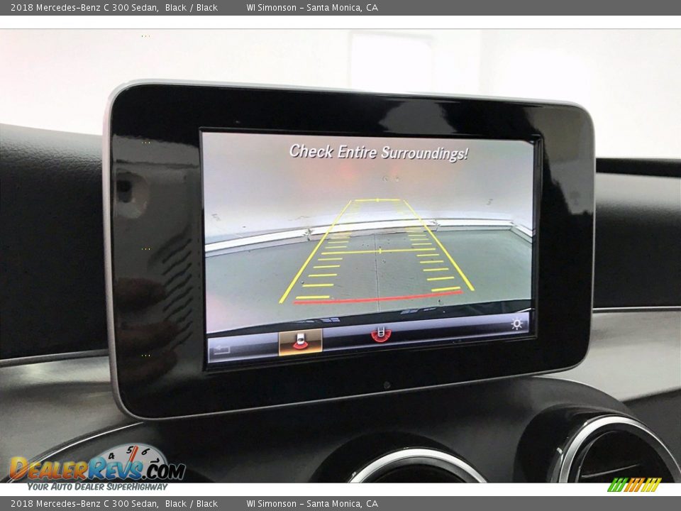 2018 Mercedes-Benz C 300 Sedan Black / Black Photo #24
