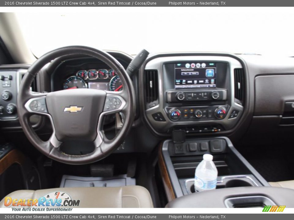 2016 Chevrolet Silverado 1500 LTZ Crew Cab 4x4 Siren Red Tintcoat / Cocoa/Dune Photo #21