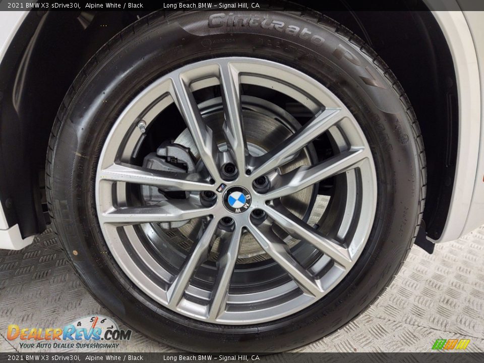 2021 BMW X3 sDrive30i Alpine White / Black Photo #3