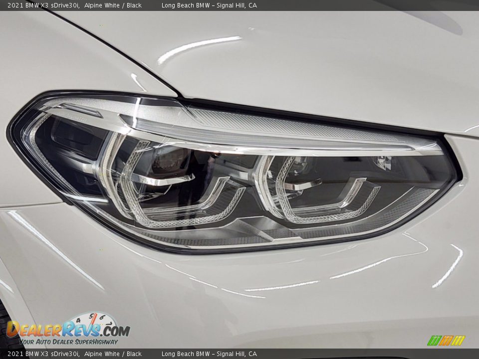 2021 BMW X3 sDrive30i Alpine White / Black Photo #4