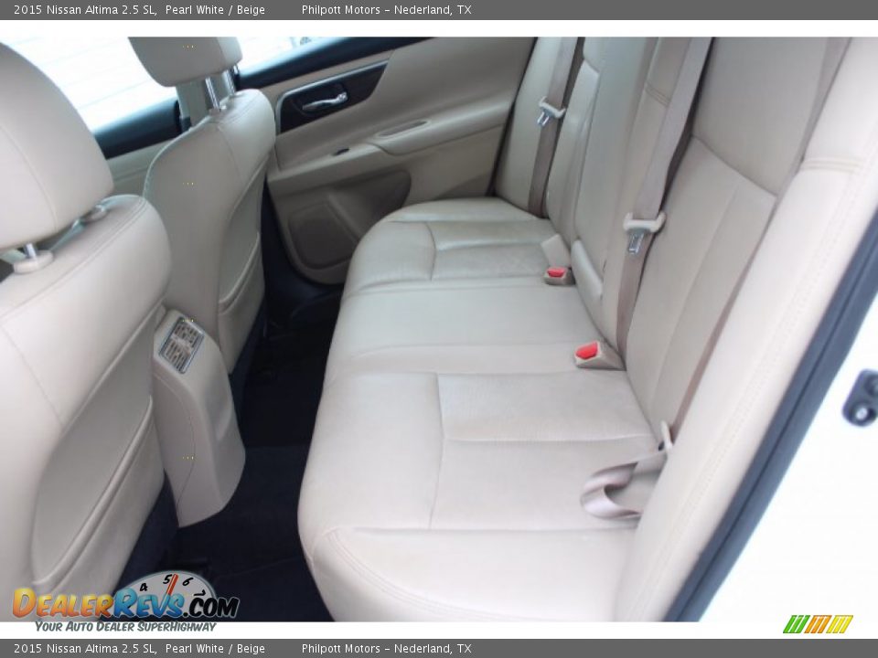 2015 Nissan Altima 2.5 SL Pearl White / Beige Photo #21