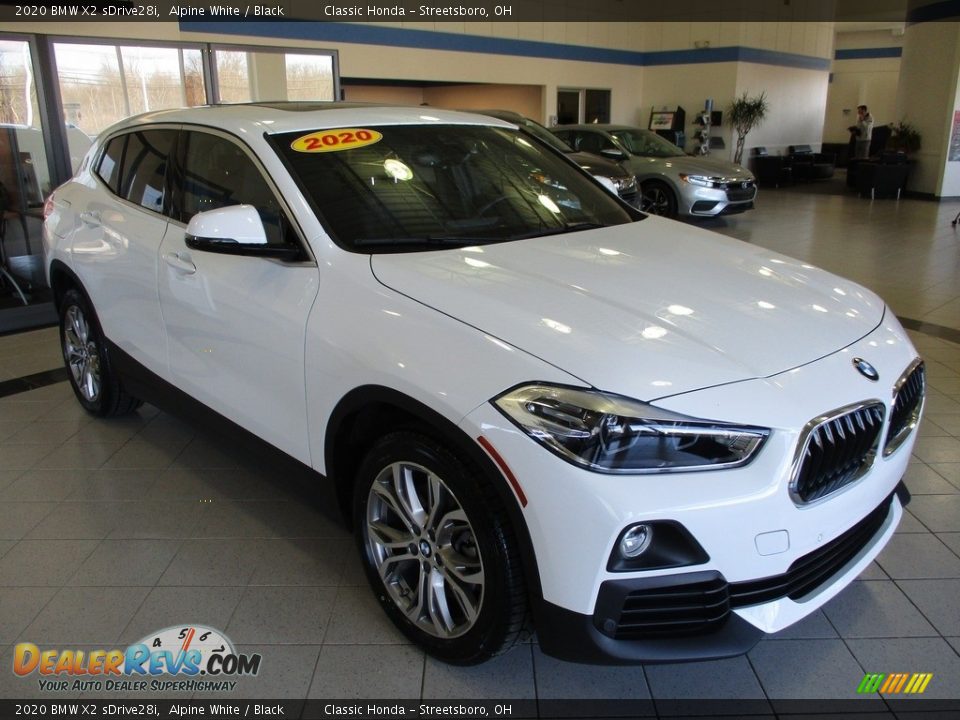 2020 BMW X2 sDrive28i Alpine White / Black Photo #3