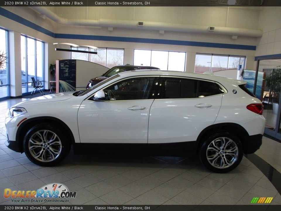 2020 BMW X2 sDrive28i Alpine White / Black Photo #10