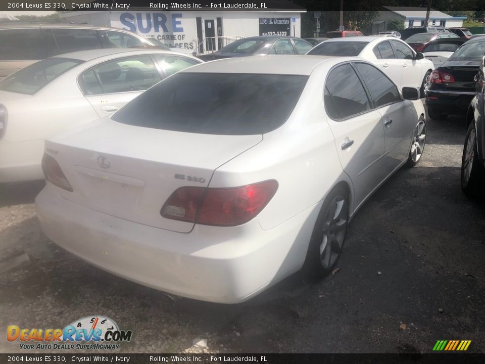 2004 Lexus ES 330 Crystal White / Ivory Photo #5